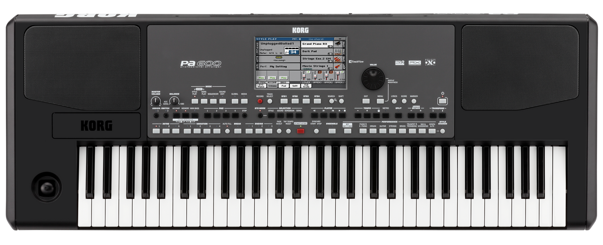 Korg Entertainer Keyboard, Pa600, 61 toetsen