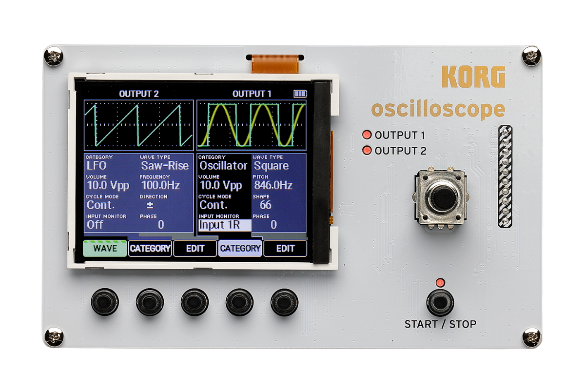 Korg Oszilloskop, NTS-2, Selbstbau, Nu:Tekt
