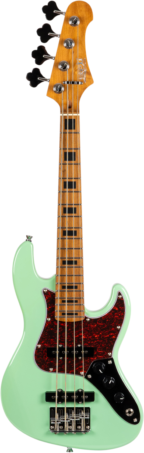 JET Guitars JB-300 SFG – elektrische basgitaar – Reisbas, SF Groen