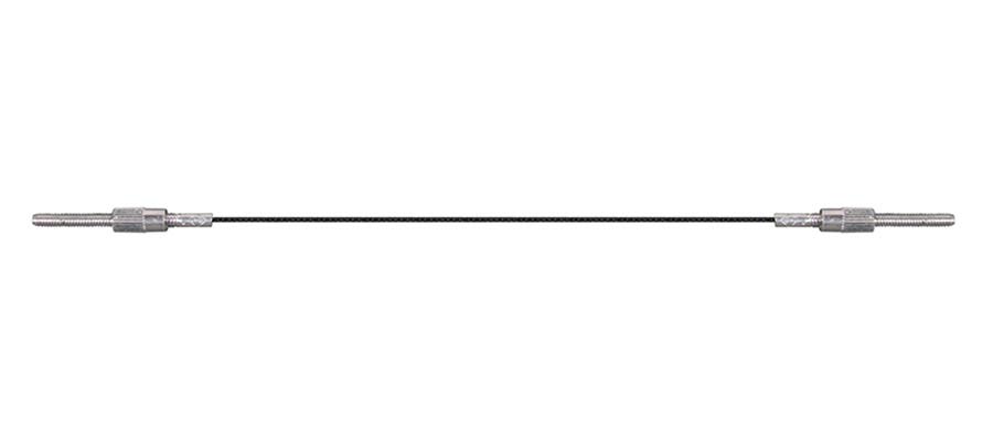 Wittner 915716 aanhangsnaar voor viool, roestvrij staal, 123 mm, geschikt voor 4/4-3/4