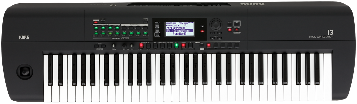 Korg Workstation, Arranger i3, 61 toetsen, zwart