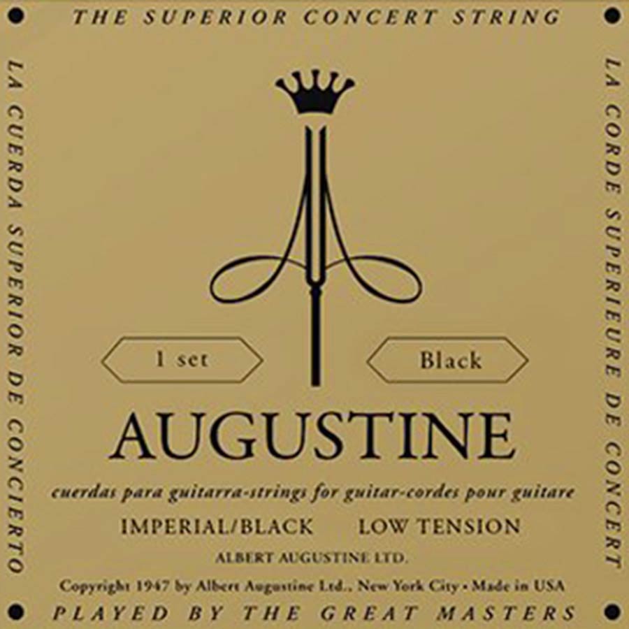 Augustine AUIMBK Imperial Black snarenset voor klassiek gitaar