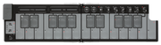Korg USB-controller, nanoKEY Fold, 25 25 toetsen, Inklapbaar, wit, Ltd.