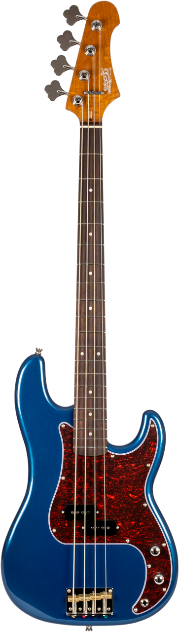 JET Guitars JPB-300 NBL R – elektrische basgitaar – PB-stijl Blauwe Rozenhout. FB