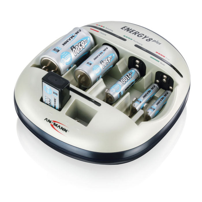 Ansmann Energy 8 Plus – batterijlader