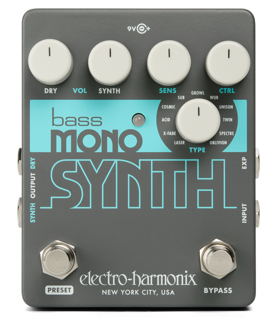 Electro-Harmonix BASS MONO SYNTH – effectpedaal