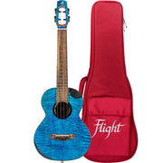 Flight COMET TENOR EQ-A BLUE – elektro-akoestische tenorukelele
