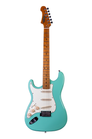 JET Guitars JS-300 SFG LH – elektrische gitaar – S-stijl SSS Linkshandig SF Groen