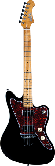 JET Guitars JJ-350 BK – elektrische gitaar – J-stijl HH Zwart