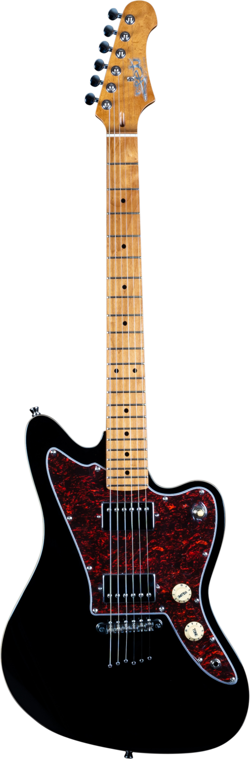 JET Guitars JJ-350 BK – elektrische gitaar – J-stijl HH Zwart