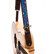 Kyser GUITAR STRAP - cool bloom brown – gitaarband