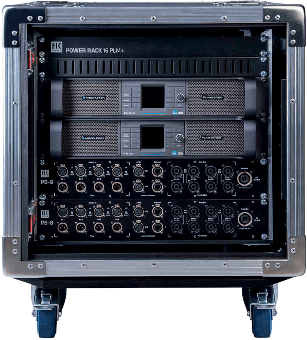 HK Audio C-DRIVE8LG – Uitgeruste rack 2x amp PLM