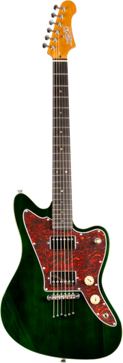 JET Guitars JJ-350 GR R – elektrische gitaar – J-stijl HH – groen