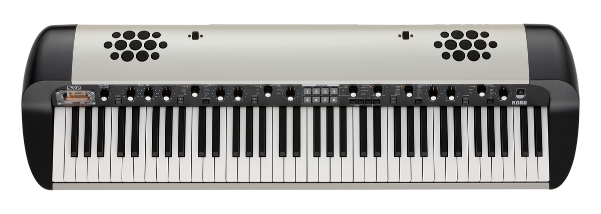 Korg Digitale Piano, SV2-73S, 73 toetsen (RH3), wit-metallic, met luidsprekers