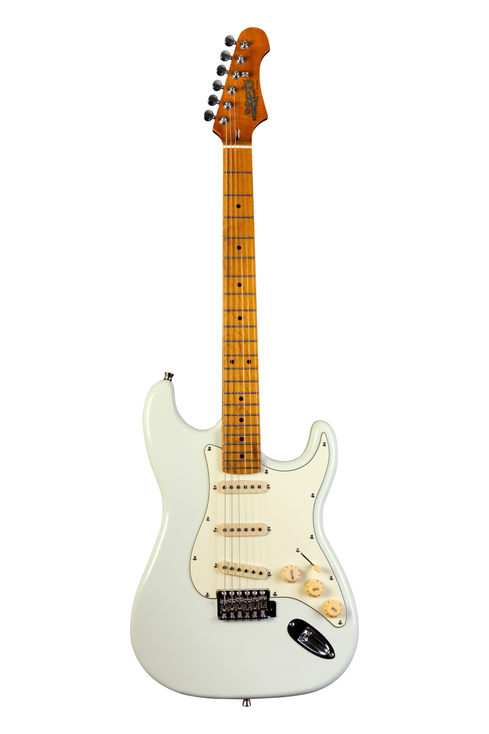 JET Guitars JS 300 OW – elektrische gitaar – S-stijl SSS Wit