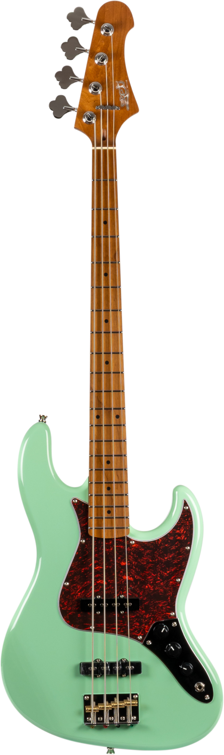 JET Guitars JJB-300 SFG – elektrische basgitaar – JB-stijl Bas SF Groen