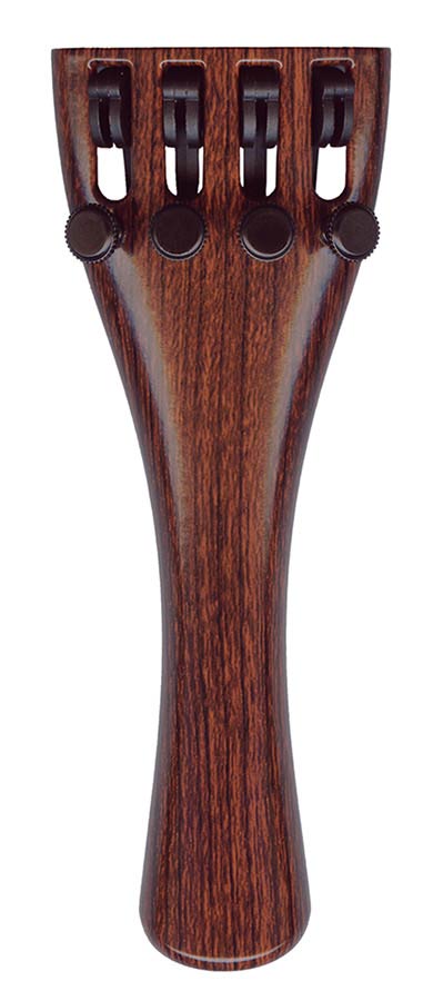 Wittner 918121-P vioolstaartstuk, 3/4, synthetisch, palissander kleur, met 4 fijnstemmers