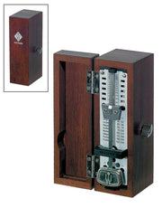 Wittner 880210 mechanische metronoom houten behuizing, mahonie-kleurig, mat, zonder bel