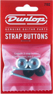 Dunlop 7102 Aluminium Strap Button Set
