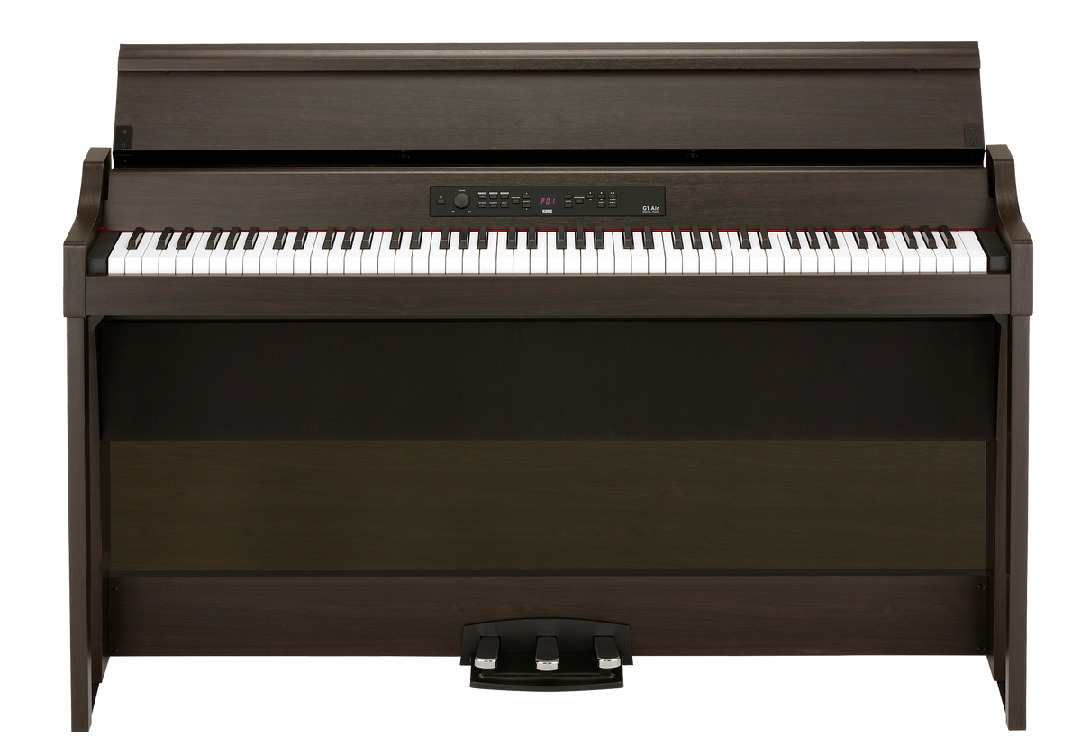 Korg Digitale Piano, Concert, G1B Air, Bluetooth, 3 pedalen, 4x20 W, bruin