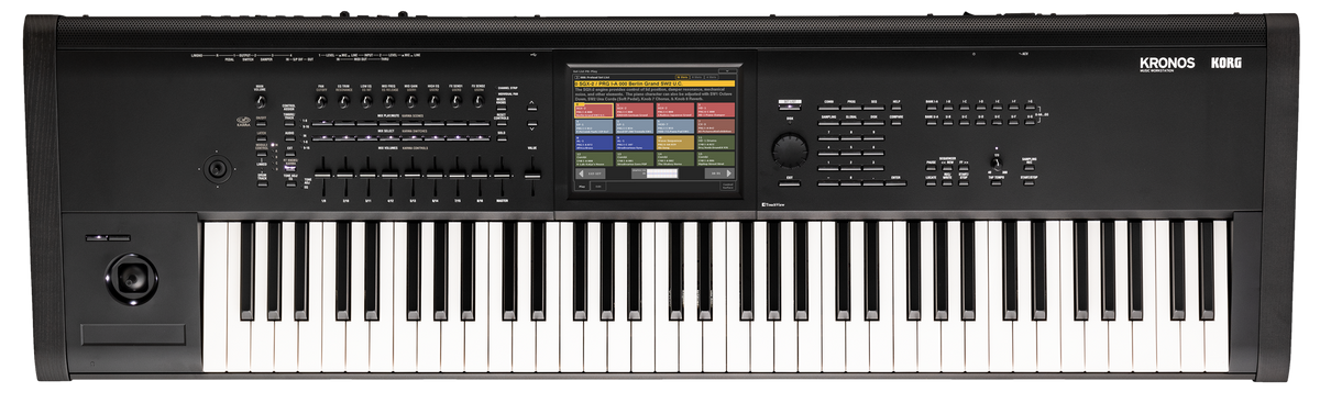 Korg Synthesizer, digitaal, KRONOS 2015, Sampler, 73 toetsen, RH3