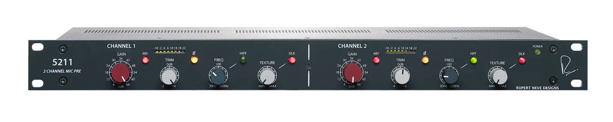 Rupert Neve Designs 5211 Two Channel Mic Pre – microfoonvoorversterker