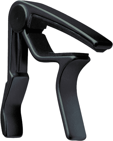 Dunlop 87B Trigger Electric Curved Black Capodaster