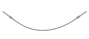 Wittner 265916 aanhangsnaar voor contrabas tailpiece, roestvrij staal, 432 mm