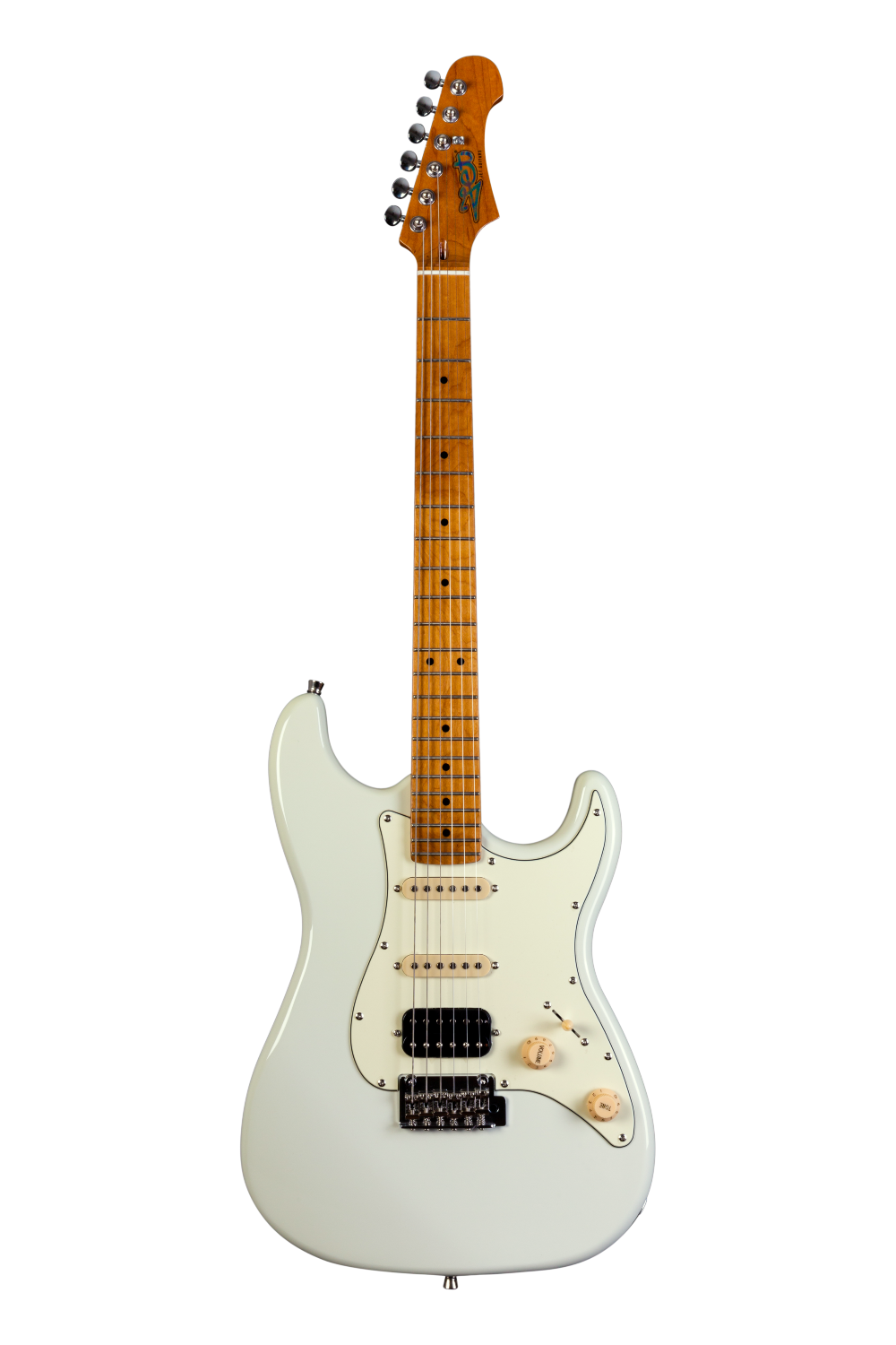 JET Guitars JS 400 OW – elektrische gitaar – S-stijl HSS Wit