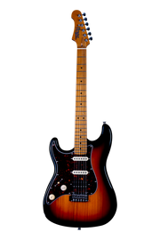 JET Guitars JS-400 SB LH – elektrische gitaar – S-stijl HSS Linkshandig Zonsopgang