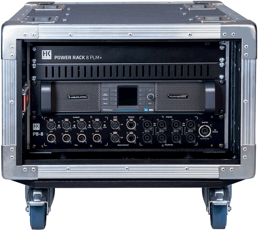 HK Audio C-DRIVE4LG – Uitgeruste rack 1x amp PLM