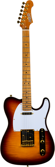 JET Guitars JT-600 BS G – elektrische gitaar – T-stijl Tabak burst