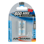 Ansmann Premium AAA 800 mAh 2-pcs blister – oplaadbare batterij
