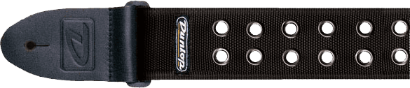 Dunlop D38-19BK Zwart Met Grommets Gitaarband