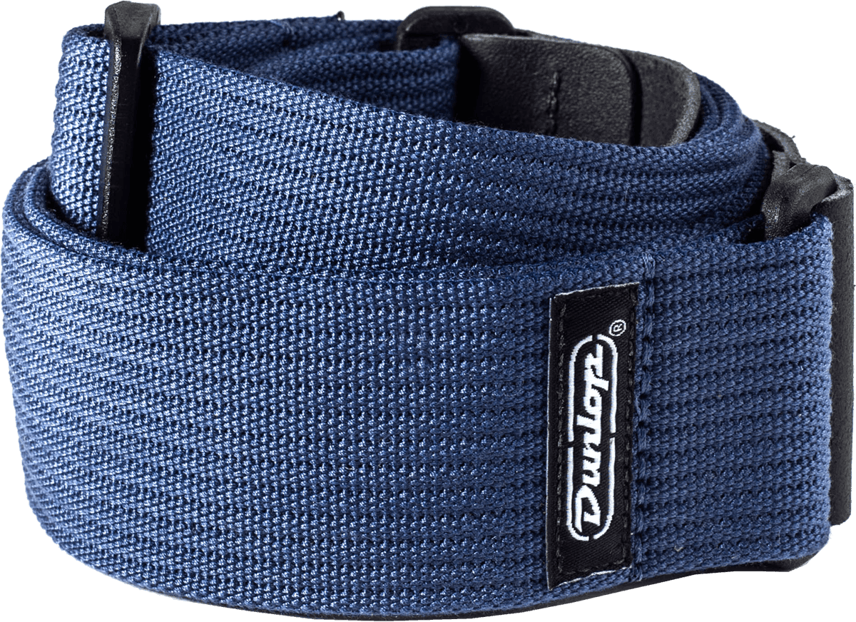 Dunlop D27-01NV Ribbed Cotton Navy Blue Gitaarband