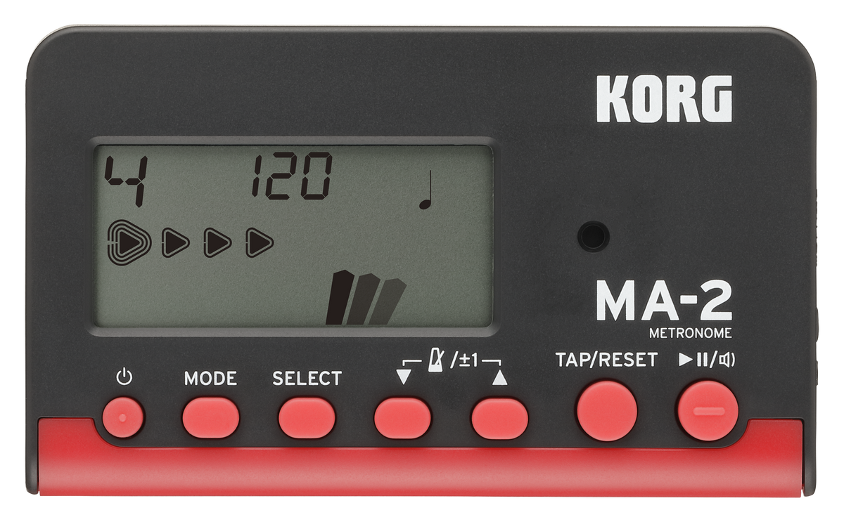 Korg Metronoom, MA-2, digitaal, zwart/rood