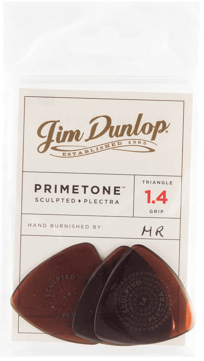 Dunlop Primetone Triangle Grip 1,4 mm – Set van 3