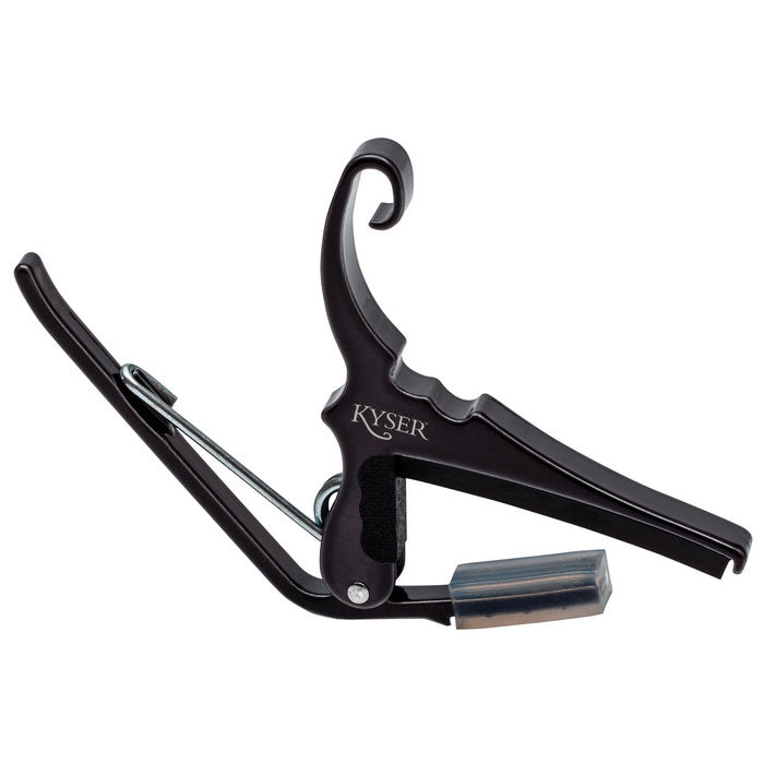 Kyser QUICK-CHANGE® Acoustic - black chrome – capodaster voor akoestische gitaar