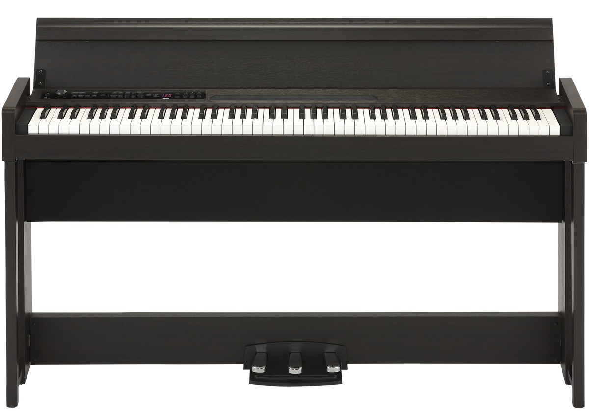 Korg Digitale Piano, Concert, C1 Air, Bluetooth, 3 pedalen, 2x25 W, bruin
