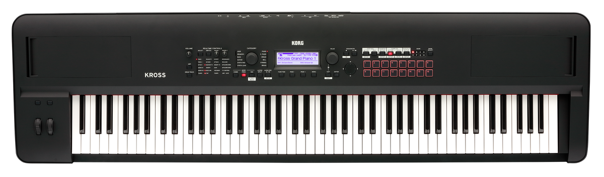 Korg Synthesizer, digitaal, KROSS2-88, 88 toetsen, matzwart