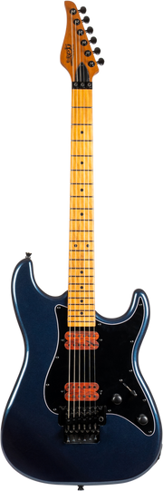 JET Guitars JS-800 DBW HH – elektrische gitaar – S-stijl HH Diep blauw