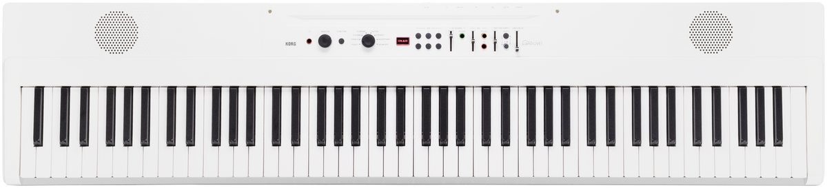 Korg Digitale Piano, Liano LIVE!, USB-C, Microfoon, Blender, 10 Ritmes, wit
