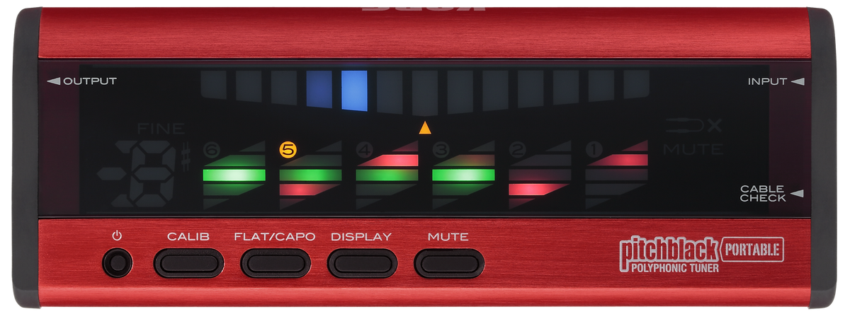 Korg Stemapparaat, Pitchblack, Portable, polyfoon, rood