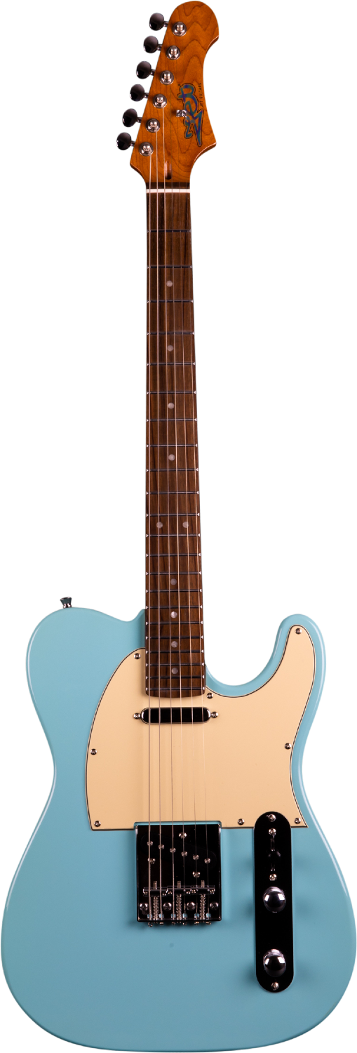 JET Guitars JT 300 BL R – elektrische gitaar – T-stijl Sonic blauw, palissander toets