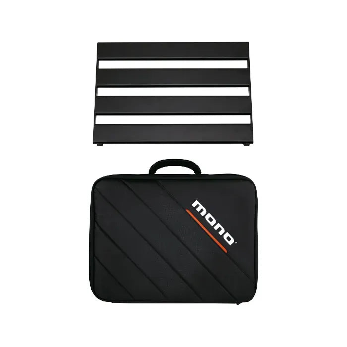 MONO Pedalboard Rail Small, Black +  Stealth Club Accessory Case, Black – pedalboard