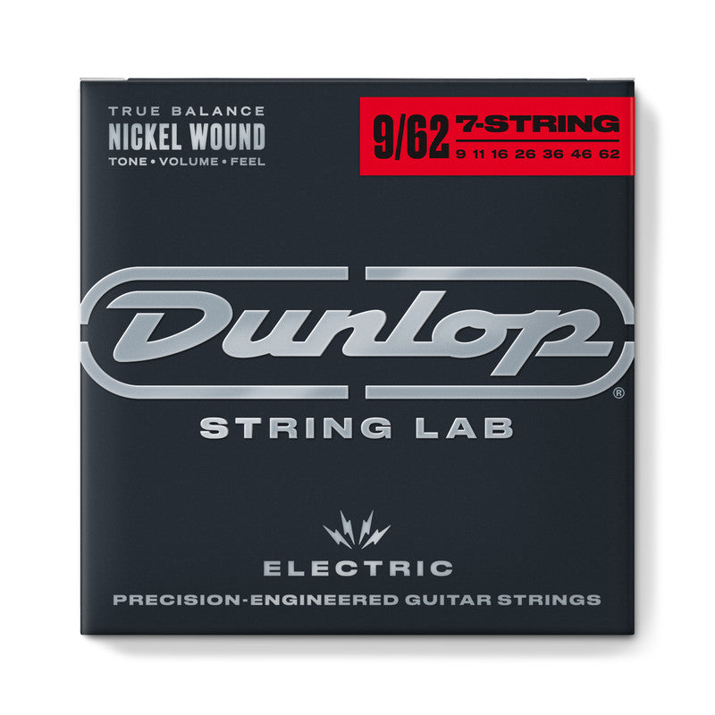 Dunlop Nickel Wound 7-String Elektrische Gitaarsnaren 09-62