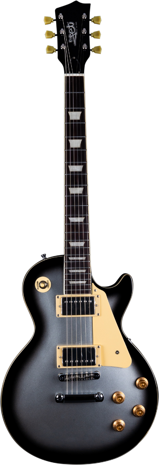 JET Guitars JL-500 SLB – elektrische gitaar – L-Style Elektrisch HH Silverburst, palissander toets