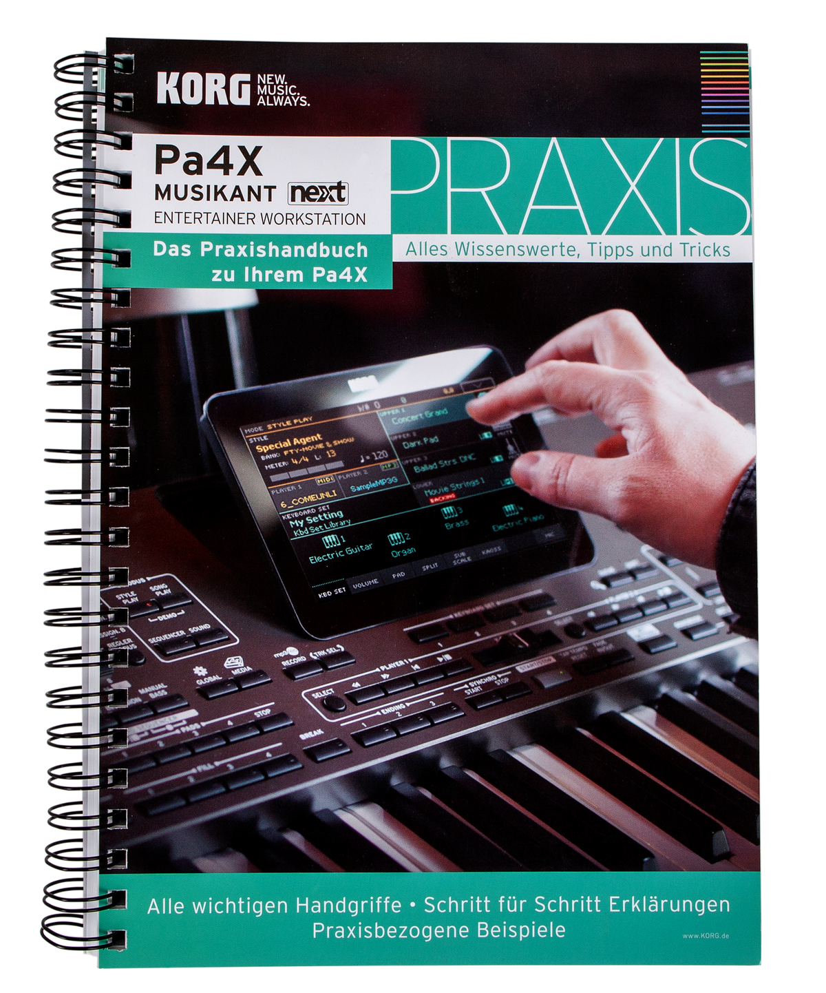 Korg Praxishandbuch, Band3, voor Pa4X-MUSIKANT-Serie