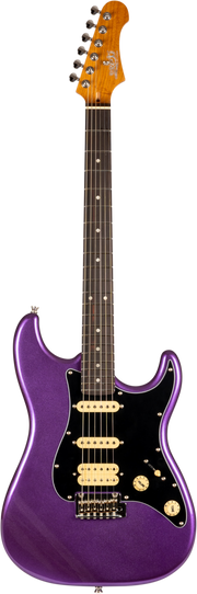JET Guitars JS-400 PLM R – elektrische gitaar – S-stijl HSS Pruim, palissander toets