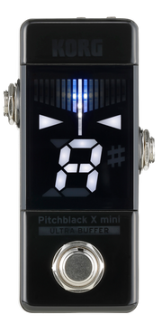 Korg Stemapparaat, Pedaal, Mini, Pitchblack, zwart